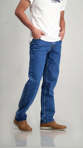CELANA JEANS REGULAR 6 BIG SIZE (BIRU)